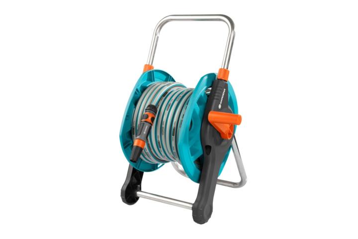 Купити Котушка для шланга Gardena Classic 50 + комплект 20 м + кріплення (08009-20.000.00). Офіційний магазин Хускварна Україна, фірмова гарантія з доставкою по Украіні