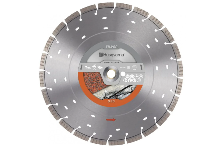 Купити Диск алмазний Husqvarna 16"/400, 1"/20 VARI-CUT Turbo S35 5349720-30. Офіційний магазин Хускварна Україна, фірмова гарантія з доставкою по Украіні