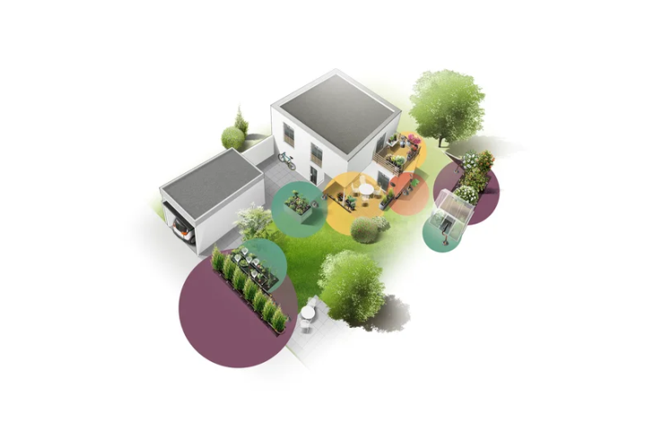 Купити Комплект поливу Gardena Micro-Drip-System Balcony Set на 15 рослин (13401-20.000.00). Офіційний магазин Хускварна Україна, фірмова гарантія з доставкою по Украіні