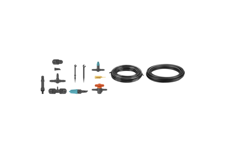 Купити Комплект поливу Gardena Micro-Drip-System Terrace Set на 30 рослин (13400-20.000.00). Офіційний магазин Хускварна Україна, фірмова гарантія з доставкою по Украіні