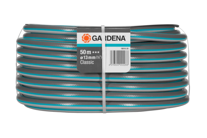 Купити Шланг Gardena Classic 13мм (1/2"),  50 м (18010-20.000.00). Офіційний магазин Хускварна Україна, фірмова гарантія з доставкою по Украіні