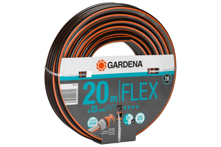 Купити Шланг Gardena Flex 13мм (1/2"), 20м (18033-20.000.00). Офіційний магазин Хускварна Україна, фірмова гарантія з доставкою по Украіні
