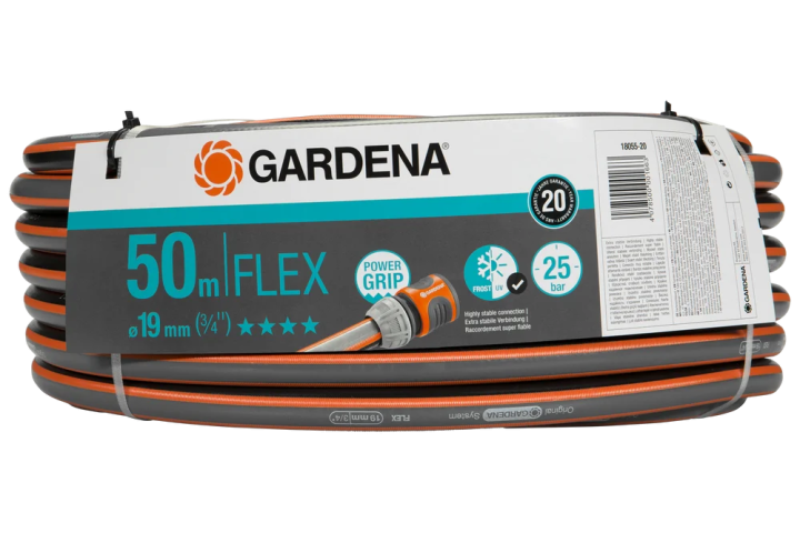 Купити Шланг Gardena Flex 19 мм (3/4"), 50 м (18055-20.000.00). Офіційний магазин Хускварна Україна, фірмова гарантія з доставкою по Украіні