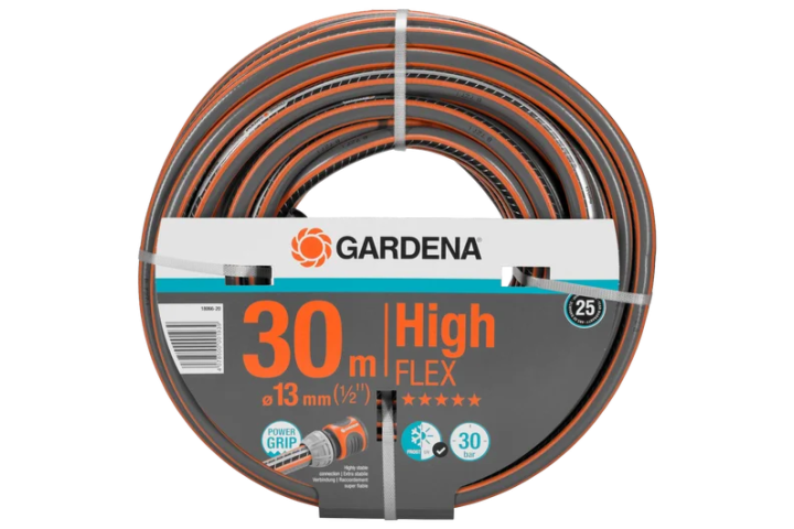 Купити Шланг Gardena HighFlex 13 мм (1/2"), 30 м (18066-20.000.00). Офіційний магазин Хускварна Україна, фірмова гарантія з доставкою по Украіні