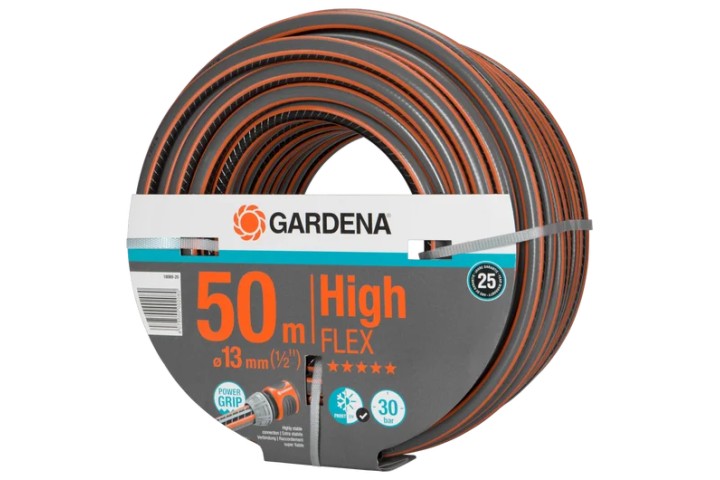 Купити Шланг Gardena HighFlex 13мм (1/2"), 50 м (18069-20.000.00). Офіційний магазин Хускварна Україна, фірмова гарантія з доставкою по Украіні