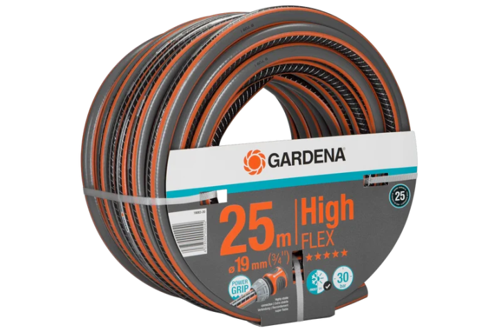 Купити Шланг Gardena HighFlex 19мм (3/4"), 25м (18083-20.000.00). Офіційний магазин Хускварна Україна, фірмова гарантія з доставкою по Украіні