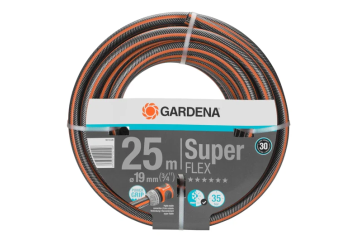 Купити Шланг Gardena SuperFlex 19 мм (3/4"), 25 м (18113-20.000.00). Офіційний магазин Хускварна Україна, фірмова гарантія з доставкою по Украіні