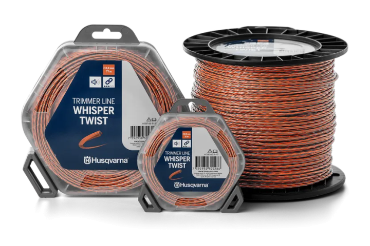 Купити Корд тримерний Husqvarna  Whisper Twist, 2,7мм*10м помаранчевий/чорний, блістер (5976691-30). Офіційний магазин Хускварна Україна, фірмова гарантія з доставкою по Украіні